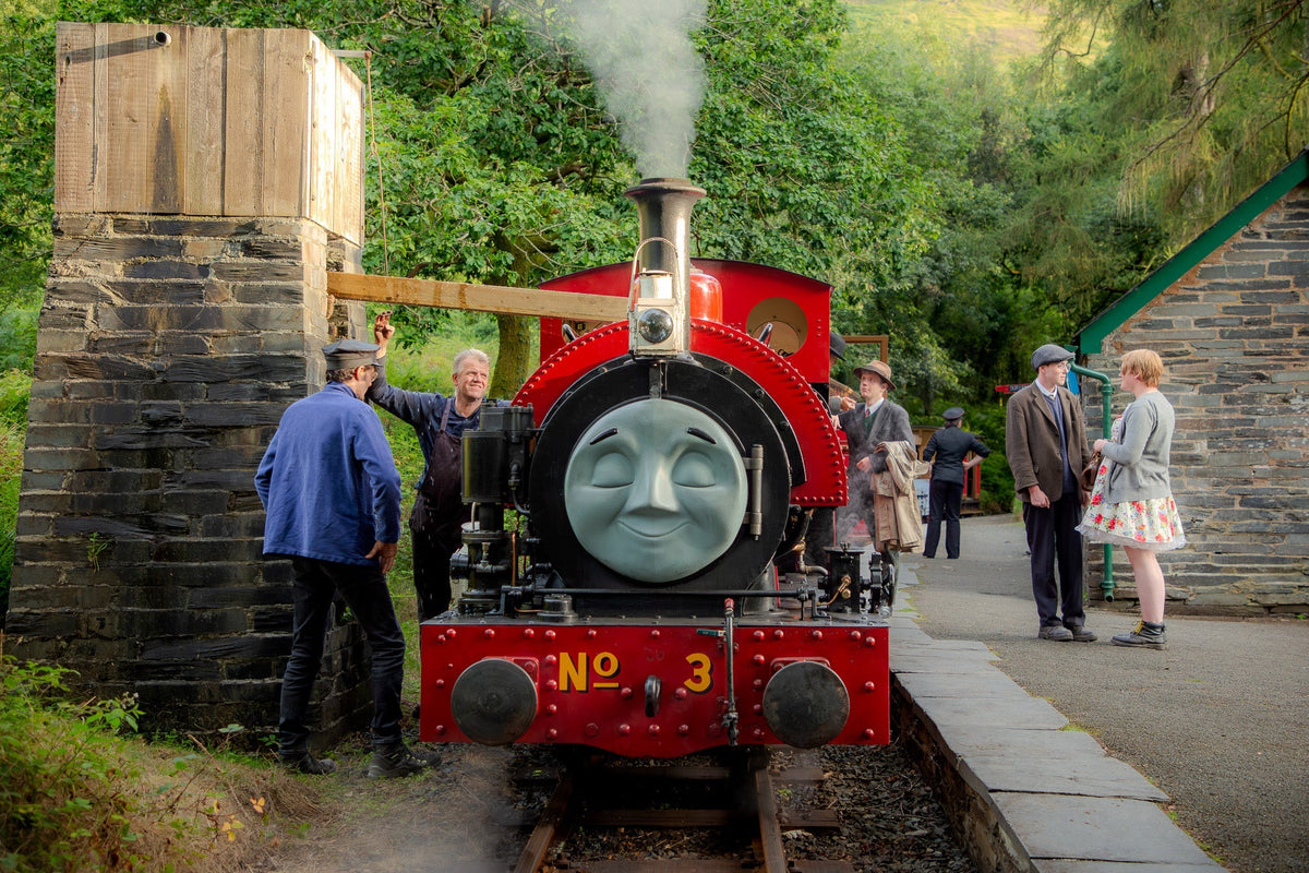 Recreation of illustration from Thomas the Tank Engine at the Talyllyn Railway - Credit Nathan Spence 