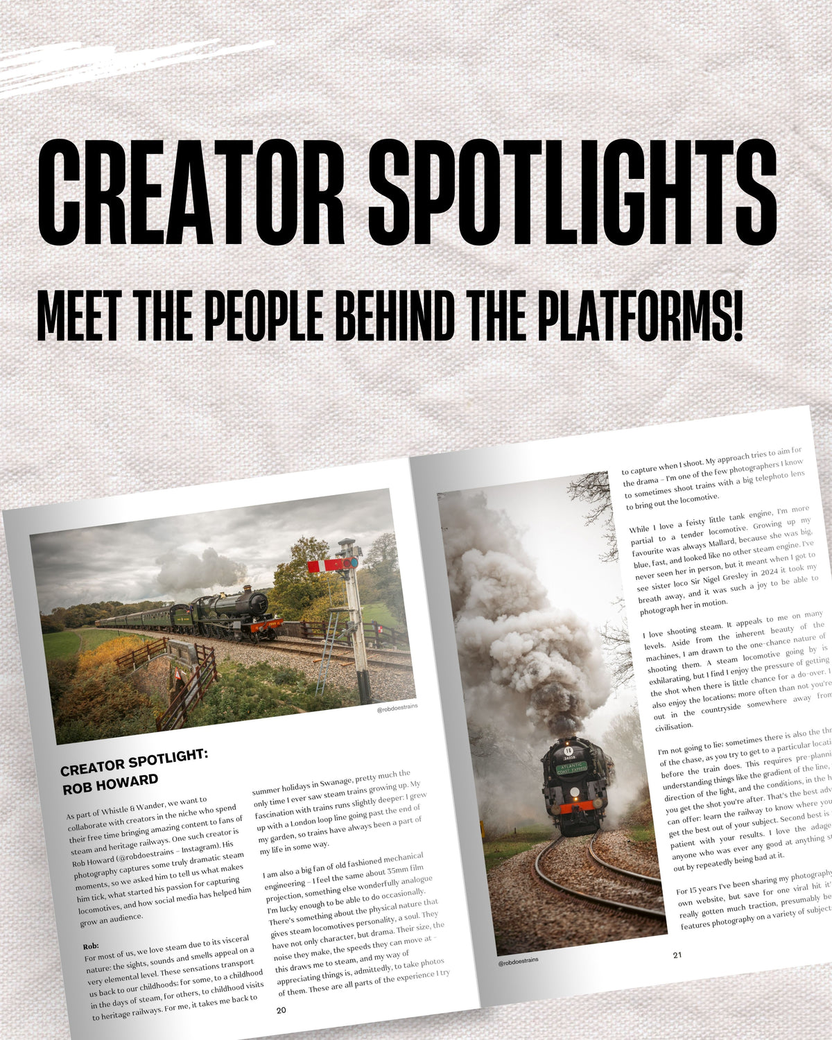 Digital Monthly Subscription - Whistle & Wander Magazine