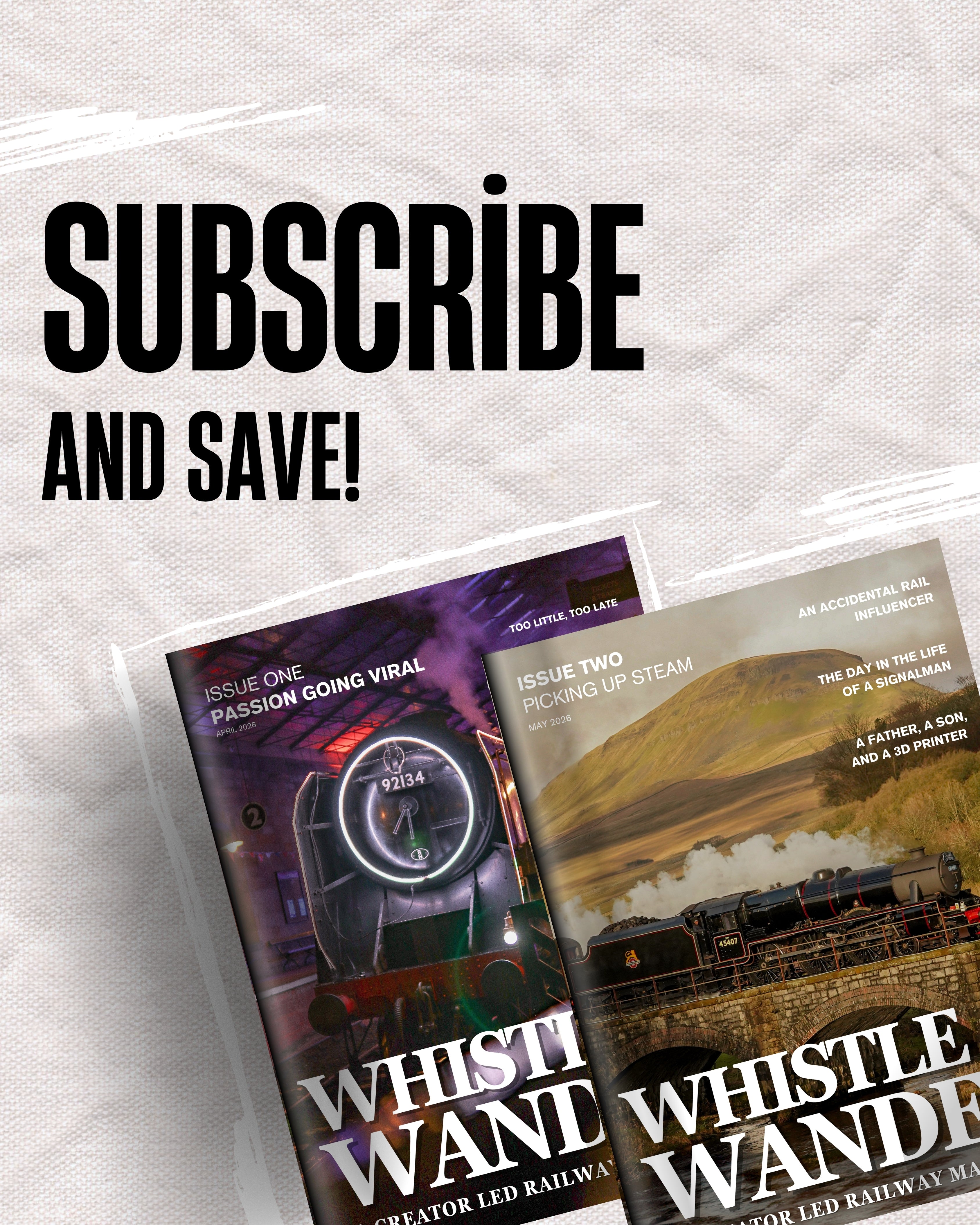 Digital Monthly Subscription - Whistle & Wander Magazine